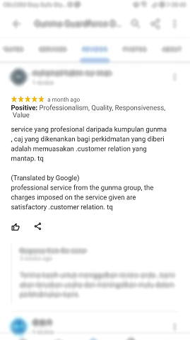 Gunma Private Investigation client testimonial 6